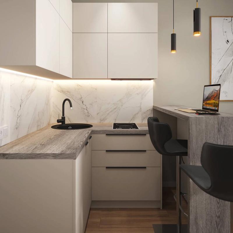 Квартира-Студия, 19.14 м², 24/24 этаж