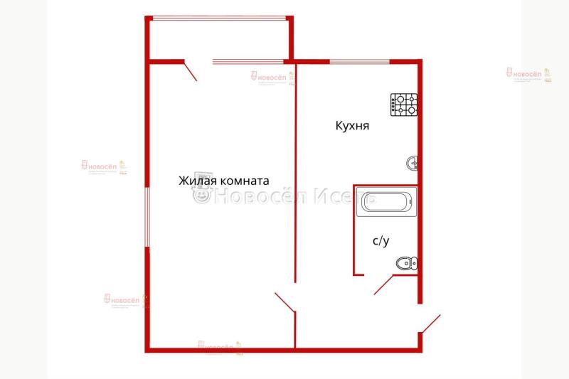 1-комнатная Квартира, 31 м2