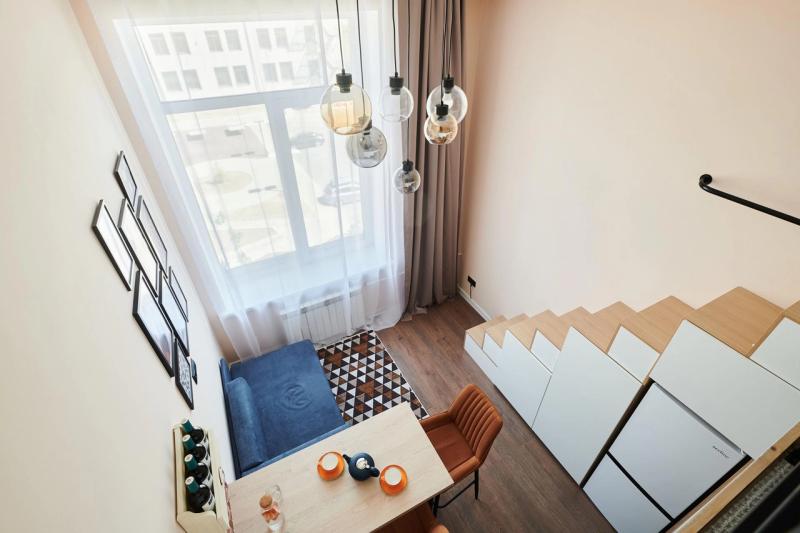 Квартира-Студия, 21.6 м², 1/2 этаж