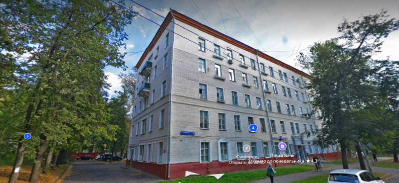 Квартира-Студия, 17.2 м², 4/5 этаж