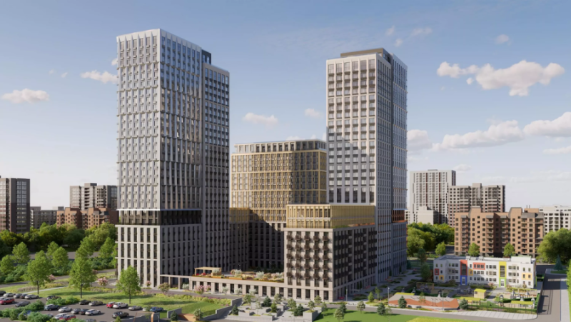 3-комн. квартира, 68.4 м², 6/30 этаж
