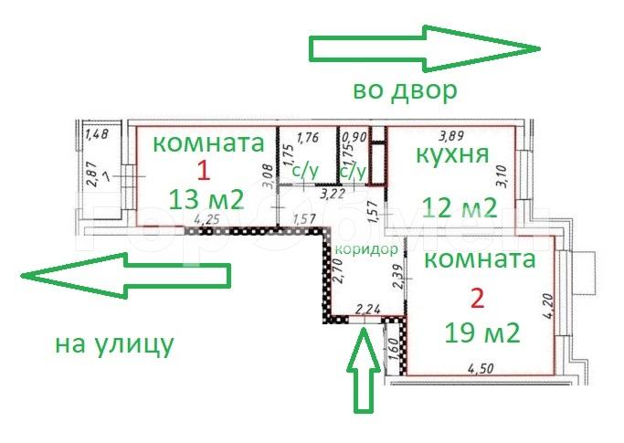 2-комн. квартира, 58.6 м², 9/20 этаж