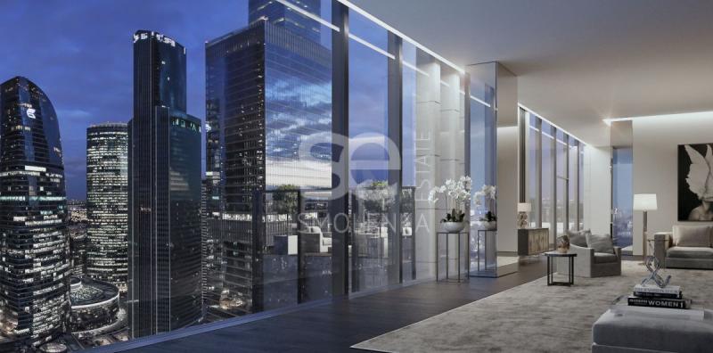 3-комн. квартира, 145.8 м², 55/77 этаж