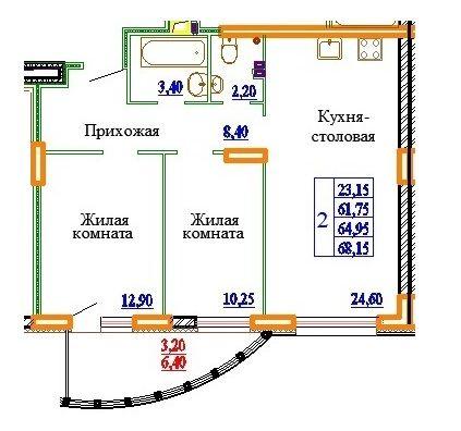 Новостройка, Ивановская область, Иваново, Октябрьский р-н, мкр Авдотьино, Революционная улица, 4. Фото 3