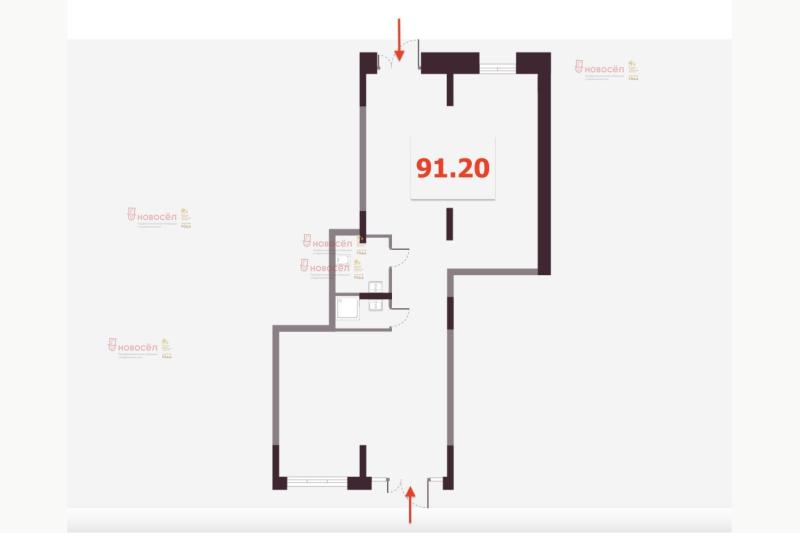 Торговая площадь, 91.2 м2
