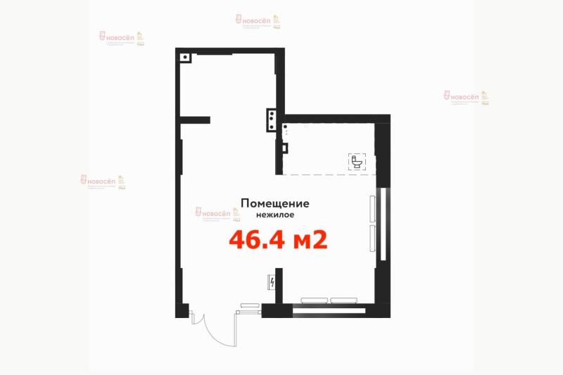 Торговая площадь, 46.4 м2