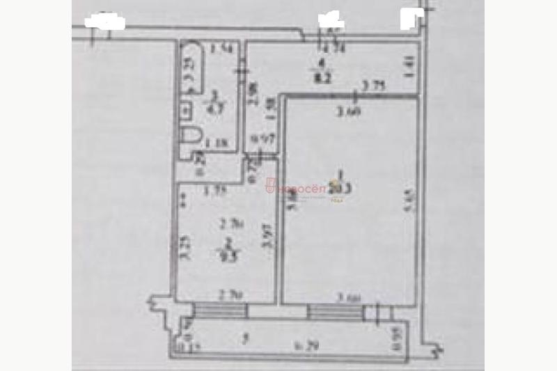 1-комнатная Квартира, 42 м2