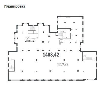 Торговая площадь, 1413.1 м2