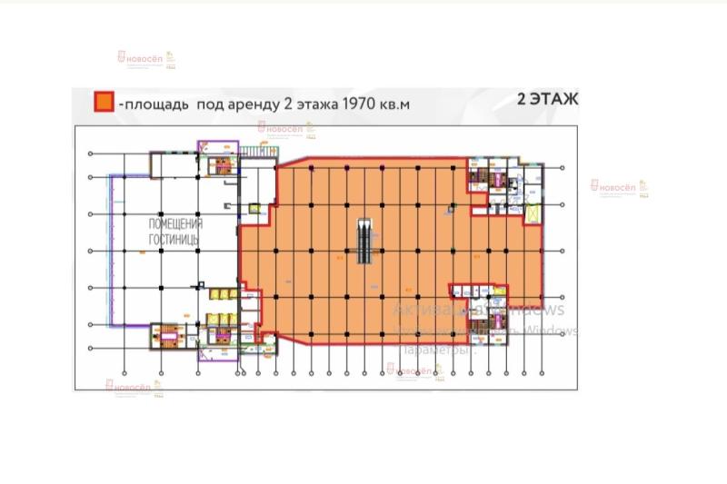 Торговая площадь, 1970 м2